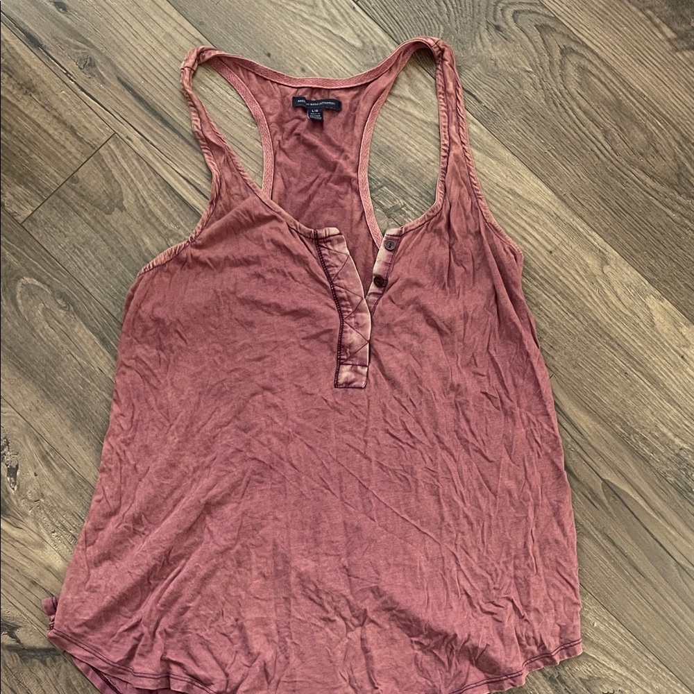 American Eagle Outfitters Rust Tank Top